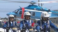 富山・国道8号で初のヘリ取り締まり　先月の死亡事故受け「空と陸」から交通違反を摘発