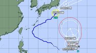 【台風情報】“台風のたまご”熱帯低気圧の進路予想　「新たな台風」が24時間以内に発生の可能性　台風26号の進路予想　1日午前9時には八丈島の北東約60キロに達する予想