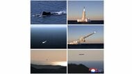 北朝鮮　潜水艦発射型の巡航ミサイル発射試験を実施　垂直と水平の2種類を発射か
