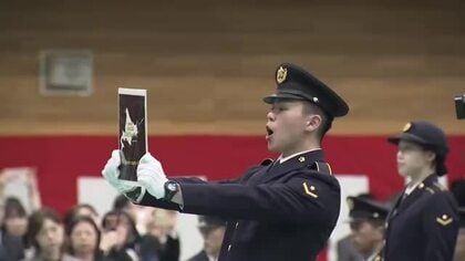 「誰かの支えになることができる自衛官に」陸上自衛隊北部方面隊で入隊式＿家族らが見守る中、273人が”第一歩”第120教育大隊で3か月の基礎訓練後、北海道内の部隊に配属（北海道 陸上自衛隊真駒内駐屯地）