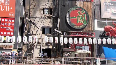 「たばこのポイ捨て」で出火か　大阪・道頓堀ビル火災　35歳男を書類送検　消防隊員2人が死亡