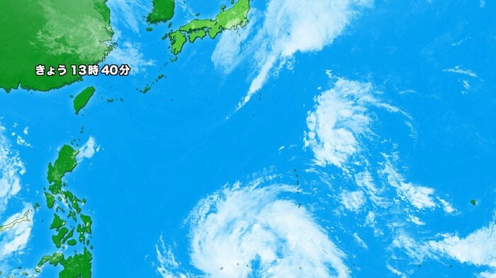 気象衛星がとらえた台風２６号画像