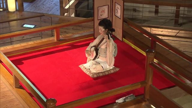 大川荘の浮き舞台