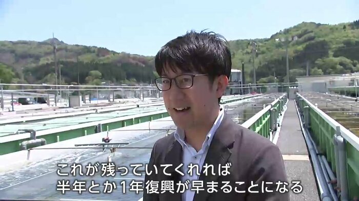 奇跡的に生き残っていたアワビに期待を寄せる翔太さん