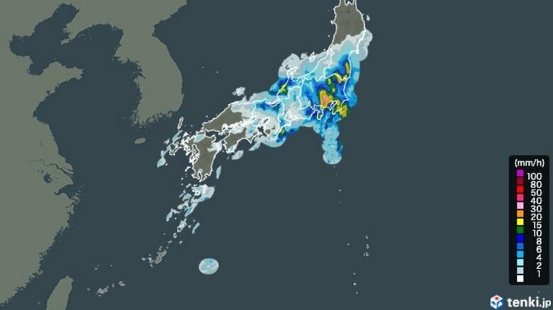 「線状降水帯」発生の可能性　東京都・埼玉県・神奈川県・千葉県・静岡県は7日昼前にかけて　愛知県・三重県は7日朝にかけて　伊豆諸島は7日明け方にかけて　気象庁「線状降水帯半日前予測」発表｜FNNプライムオンライン