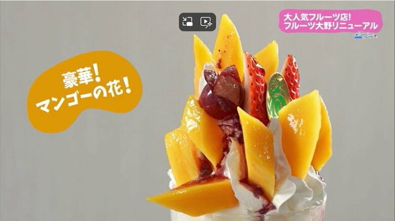 絶品！宮崎産のマンゴーパフェや14種フルーツのパフェが食べられる老舗のフルーツパーラーがリニューアル｜FNNプライムオンライン