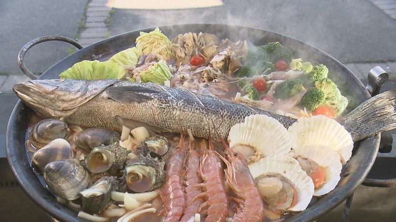 閑散期を打破する冬の新戦略…ラグーナテンボスで魚太郎が仕掛けるカキ食べ放題と直径57cm巨大ブイヤベース｜FNNプライムオンライン