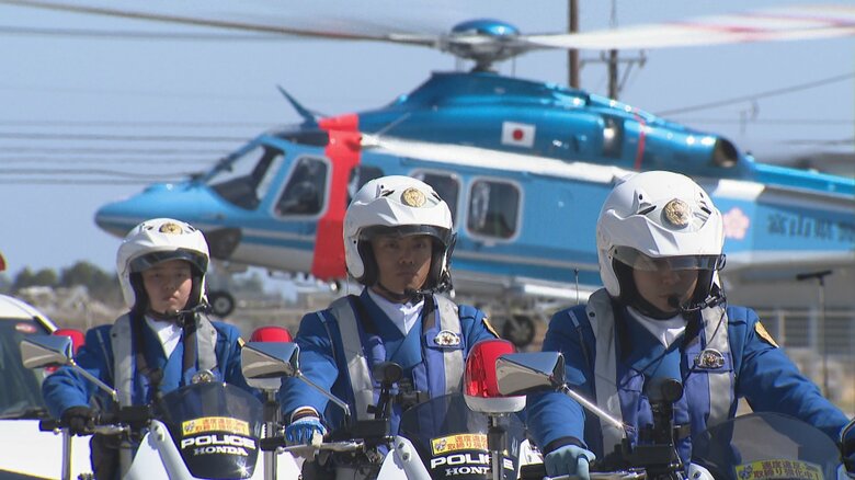 富山・国道8号で初のヘリ取り締まり　先月の死亡事故受け「空と陸」から交通違反を摘発｜FNNプライムオンライン