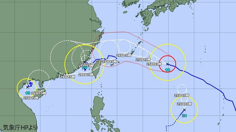 【台風情報】強風で住宅倒壊の恐れも　台風18号進路予想は沖縄・奄美地方　明日以降猛烈な風と雨で速度遅く影響長期化の恐れ｜FNNプライムオンライン