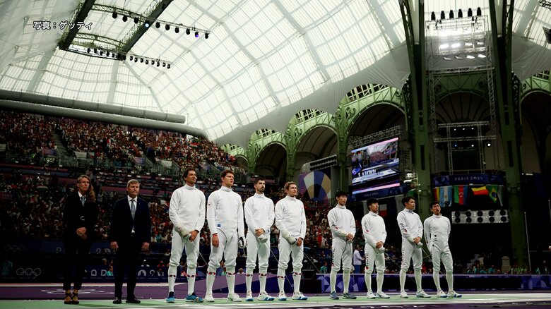 【速報】「エペジーーン」フェンシング男子エペ団体で銀メダル以上が確定　決勝で連覇に挑む｜FNNプライムオンライン