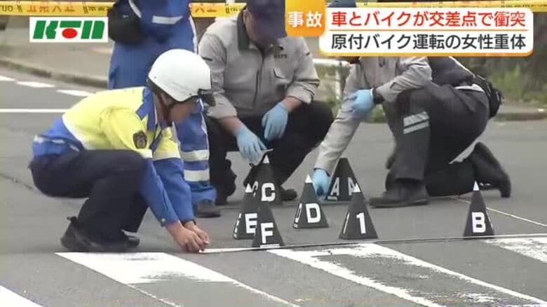 長崎県内で事故相次ぐ　長崎市では車とバイクが交差点で衝突　60代の女性が意識不明の重体｜FNNプライムオンライン