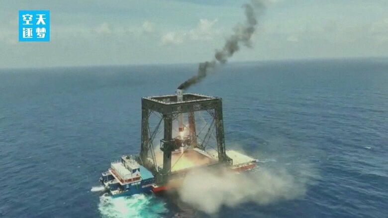 中国　世界初技術でブースターロケット回収に成功　打ち上げコストの大幅削減に期待｜FNNプライムオンライン
