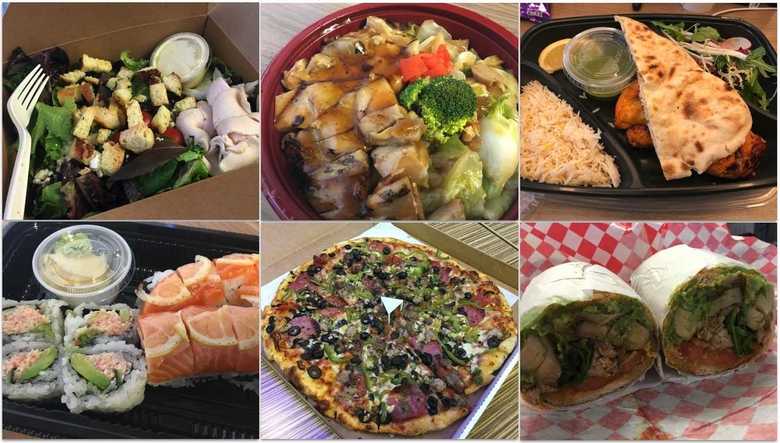 実際に提供されるランチ