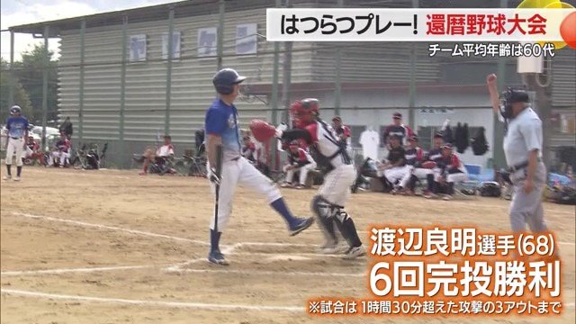 68歳とは思えない、山形グラン・リガスの渡辺良明投手の好投が光った