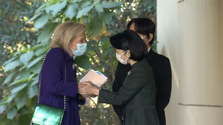 秋篠宮邸にてベルギーのアストリッド王女をおもてなし　2022年12月