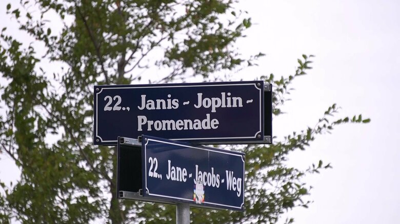 多くの通りに女性の名前を冠した