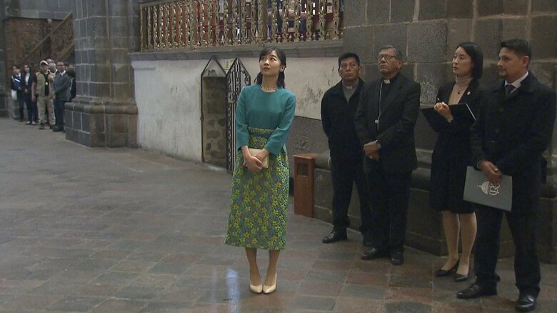 クスコ大聖堂を視察される　2023年11月