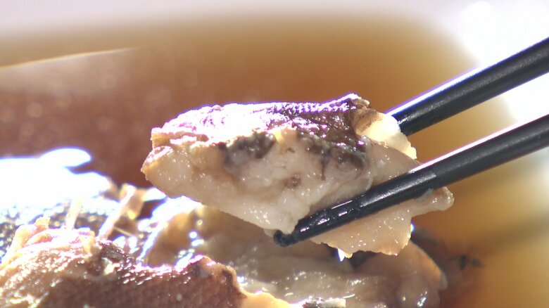 身がホロホロでとてもおいしい「クロガレイの煮付け」