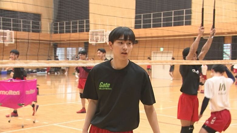 セッターの山崎凰駕選手（3年）