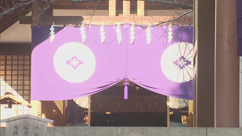 新年を迎え、東京大神宮では、11人の感染が確認された（3日 千代田区）