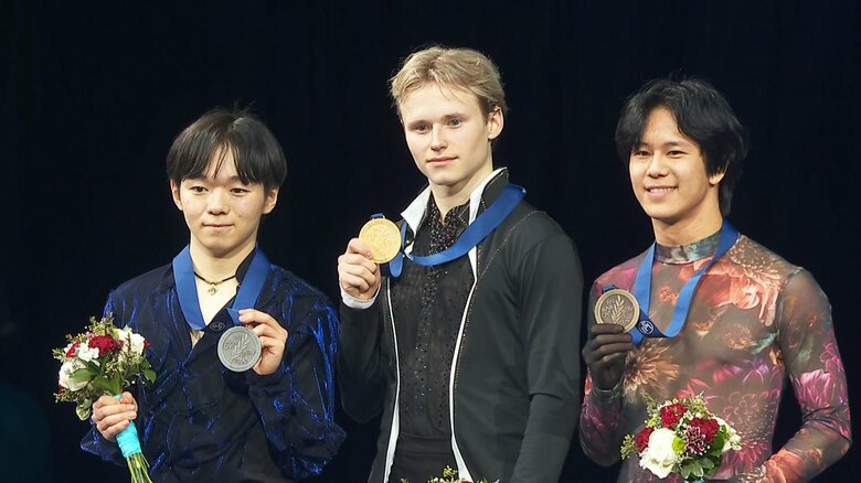 2024年の世界選手権で鍵山は銀メダルを獲得