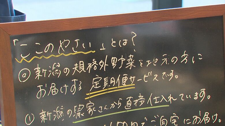 規格外野菜を扱う『ここのやさい』