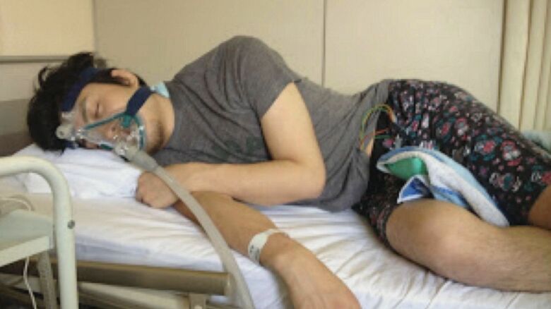 突然難病を診断された当時の森原大紀さん