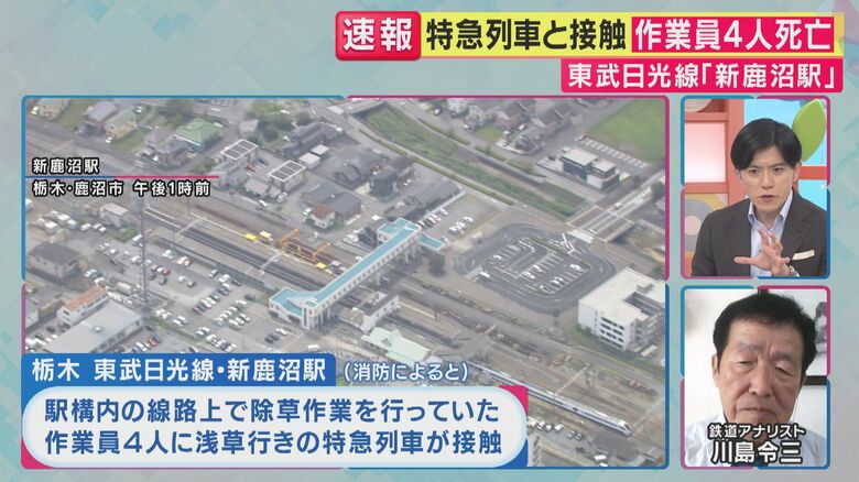 栃木県鹿沼市の東武日光線・新鹿沼駅