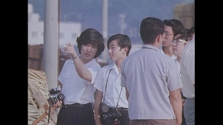 昭和50(1975)年　輪島港を訪問された陛下