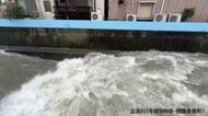 【台風6号】立会川は濁流に「こんなに水位が上がっているのは初めて」　東京・品川区にレベル4大雨危警報発表
