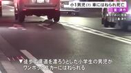 GW明けの1年生が被害に…下校中に道路を渡ろうとした7歳男の子が車にはねられ死亡 交通量の多い県道で横断歩道なく