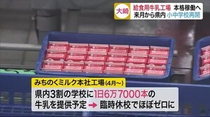 給食用牛乳の工場も本格稼働へ 6月から小中学校再開〈宮城・大崎市〉