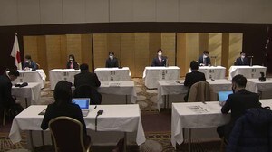 富山市長選 自民党の予備選告示 6人が決意表明