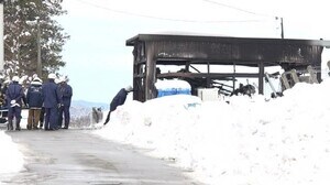 “ひよこ300羽”飼育小屋が全焼…早朝「ドン」という音を近所の人が聞き火事に気付く 富山市のブドウ園