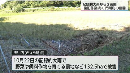 「また災害に遭わないような工夫をやっていかないと…」記録的大雨による被害から2週間　復旧と同時に次の対策を進めながらの作業は難航