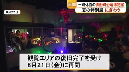 地震で臨時休館の御船町恐竜博物館が再開　特別展では子供たちが昆虫に大興奮【令和８年熊本地震】