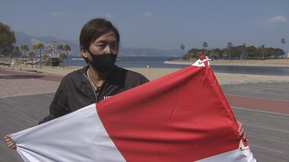 見たらすぐ避難…聴覚障害者の命を守る「津波フラッグ」　日本海側で“地震から2分後に4m超”の予想も【福岡発】