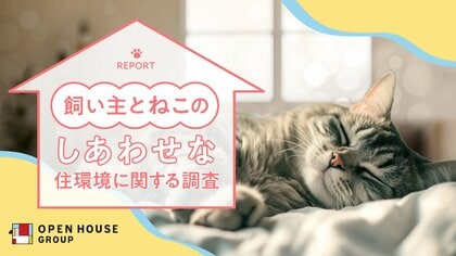 「飼い主とねこのしあわせな住環境に関する調査」オープンハウスグループが調査結果を発表