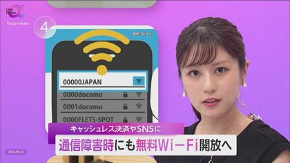 災害時の無料Wi-Fiを通信障害時にも開放へ　23日検討会　“緊急時のつながりにくさ”や“なりすまし”リスクも