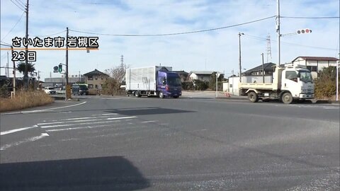 さいたま市の死亡ひき逃げ事件で大型トラックの28歳運転手を逮捕　「事故は起こしていないし逃げてもいない」容疑を否認