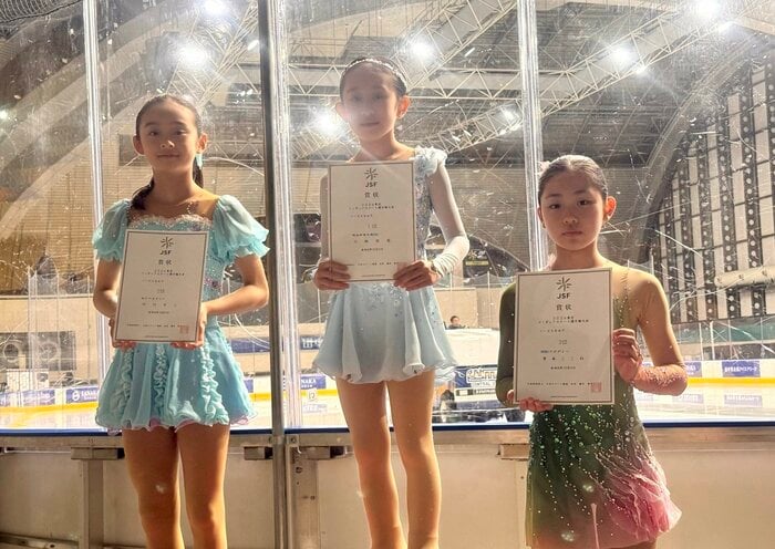 ノービスB女子表彰台（東京選手権）