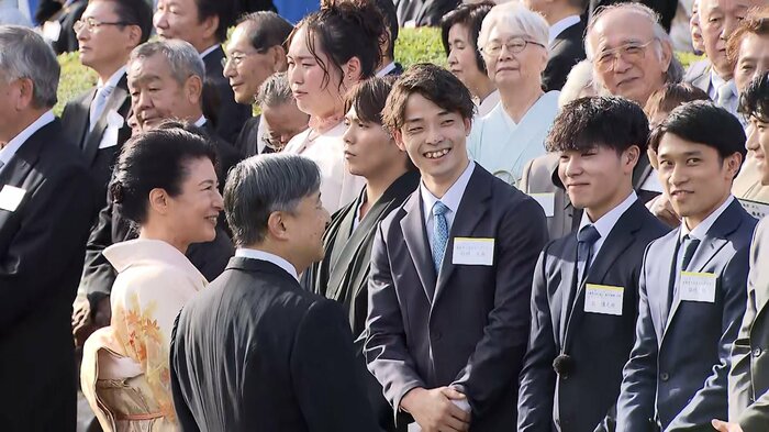園遊会では金メダリストと交流も 2024年10月