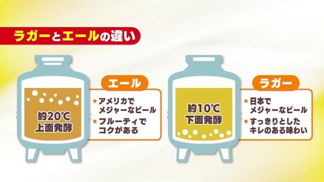 ラガーとエールの違い