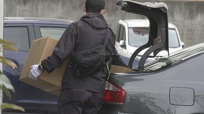家宅捜索(長野市 2月14日)