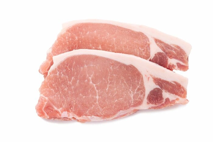 6月の豚肉（ロース）の平均小売価格は、100グラムあたり283円