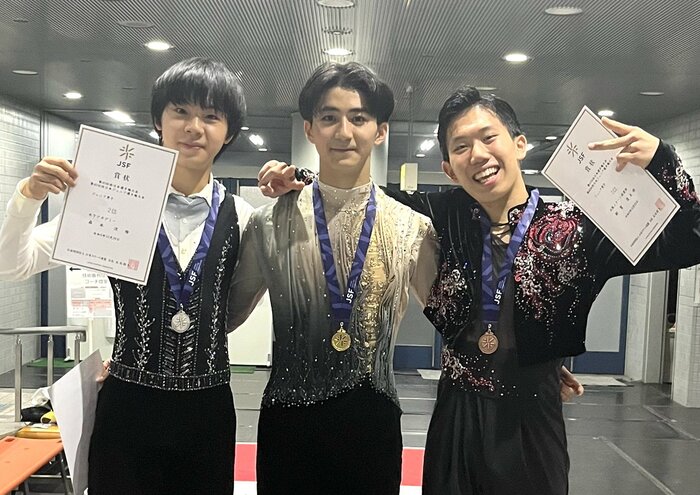 ジュニア男子表彰台(西日本選手権)