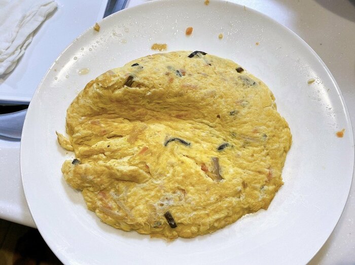 無事に姿を現したカニたま