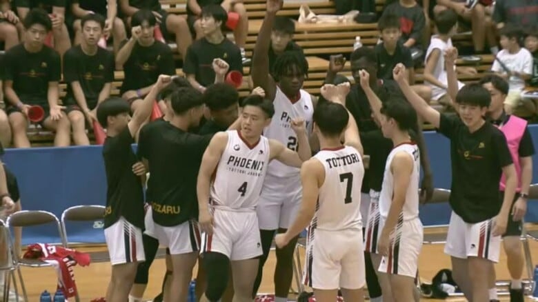 【速報】インターハイ男子バスケットボールで鳥取城北が初制覇!鳥取県勢初の快挙 八王子破る|FNNプライムオンライン