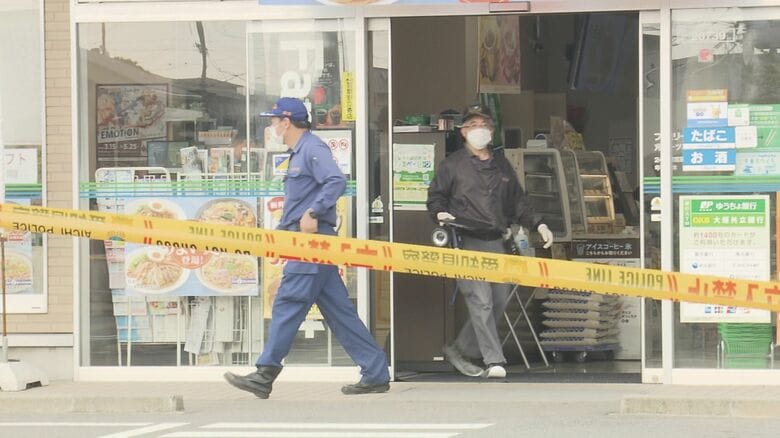 「金を出せ」「そんな物はない」コンビニで男が店長に刃物突き付け脅すも何も奪わず逃走 身長170cm位の細身｜FNNプライムオンライン