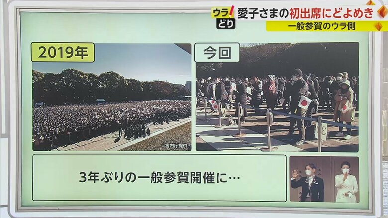 今回は3年前と比べて、より1人1人の顔や姿がベランダからよく見えたそう